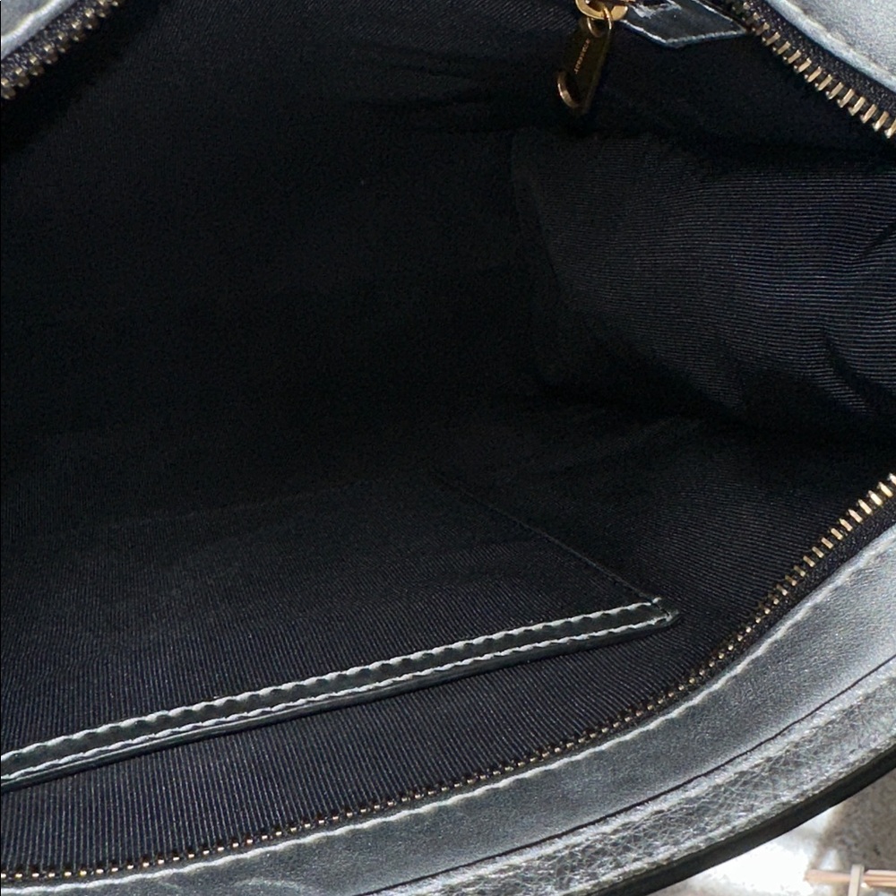Authentic Burberry Checkered Tote Bag with Silver Accents - Picture 10 of 16